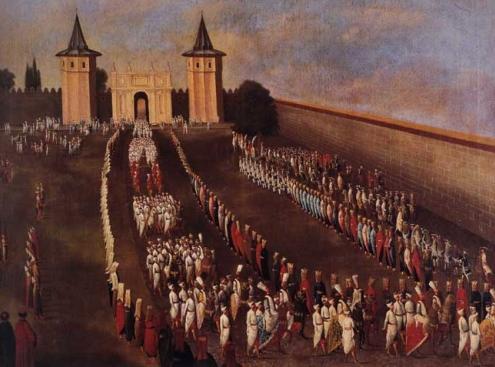 1540 yılında inşa etmeye başladığı cami’yi 1548 yılında tamamlar.Cami inşa edilirken bir yandan kendi aşkını anlatır hiç şüphesiz ve eserine sanki “eteklerini giymiş bir kadın” siluetini verir ayrıca cami için mimari olarak esinlendiği örnek aldığı yer ise bir başka aşka kutsal bir aşka adanmış bir şaheserdir ; Ayasofya.