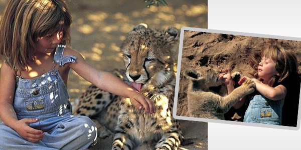 En yakın arkadaşı leopar