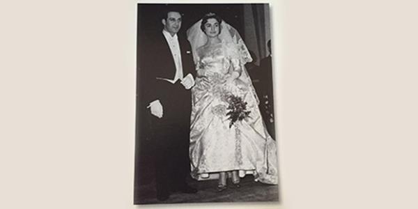 Çiğdem Meserretçioğlu ve Rahmi Koç'un Hilton Oteli'nde yapılan düğün töreni. İstanbul, 7 Ocak 1960