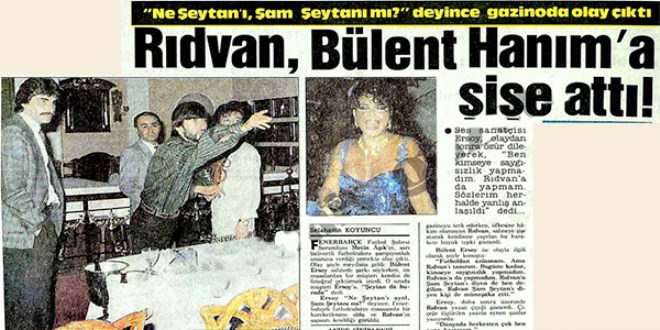 Bülent Ersoy'a şişe fırlatan ünlü futbolcu
