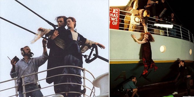 İşte şaşırtan Titanic kamera arkası