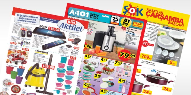 A101, ŞOK ve BİM fırsat ürünleri / 24-03