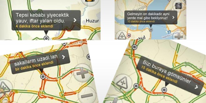 Navigasyonlara bırakılan komik yorumlar!