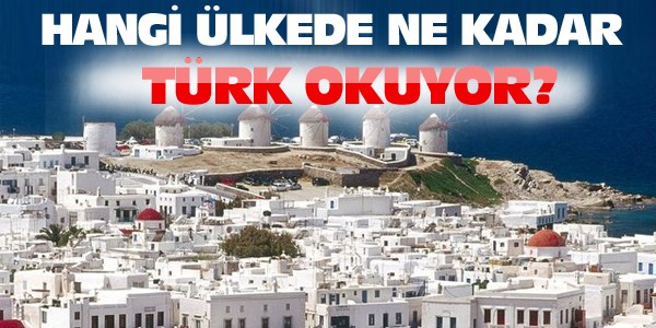 Hangi ülkede ne kadar Türk okuyor?