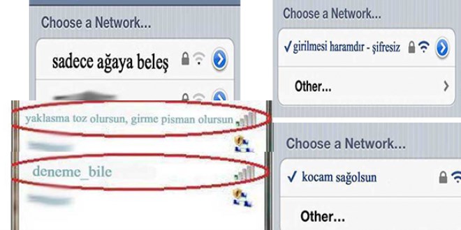 Bu Wi-Fi isimleri çok şaşırtacak!