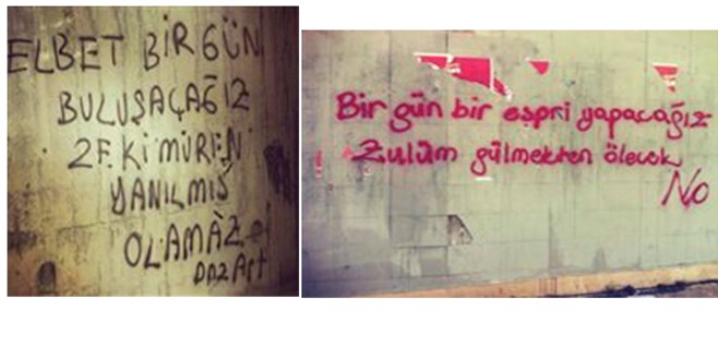 Romanlardan daha etkili duvar yazıları