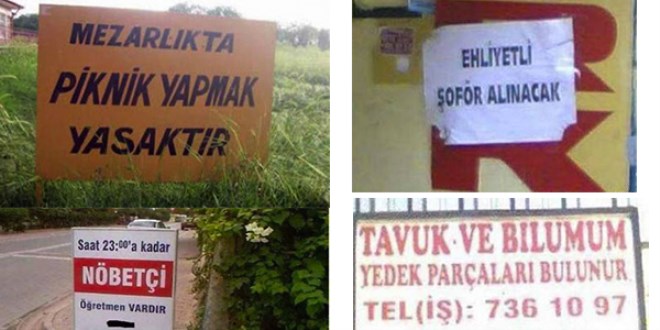 Yurdum insanından çok komik ilanlar