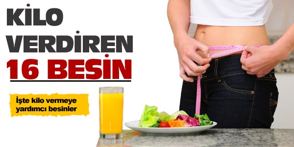 Kilo verdiren 16 besin