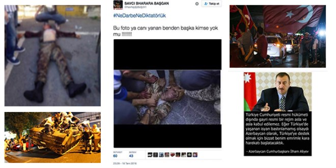 İşte darbe sonrası sosyal medya yalanları!