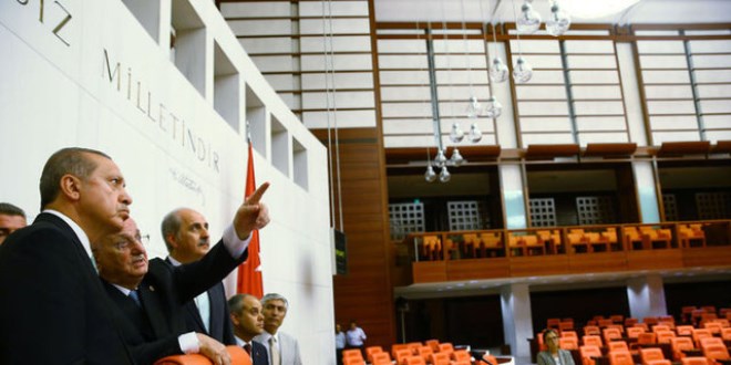 Erdoğan'ın TBMM ziyaretinde duygusal kareler