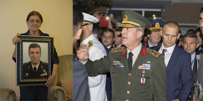 Hulusi paşadan en yüksek rütbeli şehidin evine ziyaret
