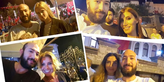 Demokrasi nöbetini fırsata çeviren adam!
