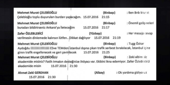 Darbecilerin 'whatsapp' konuşmaları