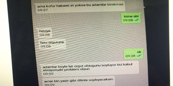 FETÖ'cü militanlarının son yazışmaları ortaya çıktı