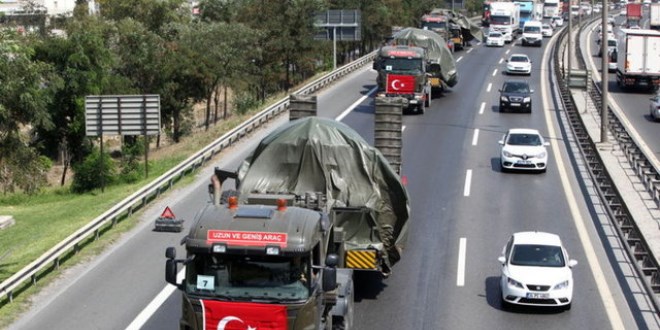Tanklar Trakya yolunda
