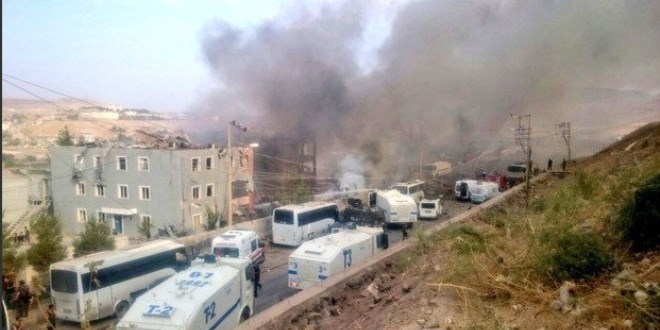 Cizre patlaması olay yerinden ilk görüntüler korkunç