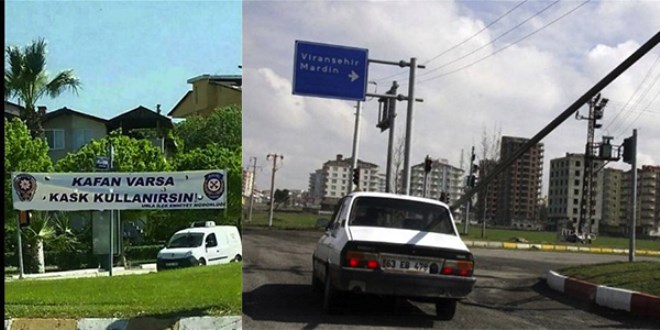 Trafikte karşılaşılan ilginç anlar