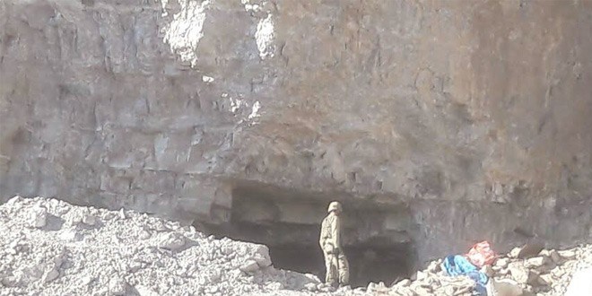hayrete düşüren çelik kapılı fanlı PKK mağarası !
