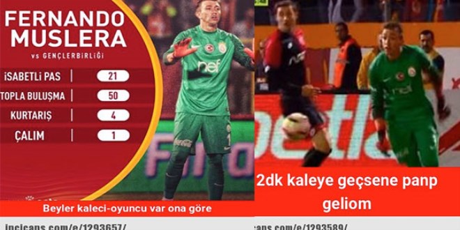 Spiker Muslera'ya Mondragon dedi capsler patladı