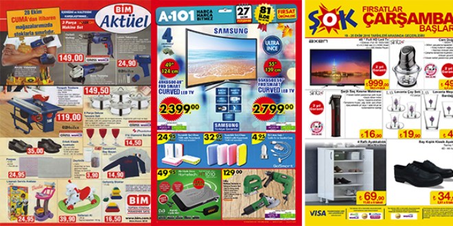 ŞOK, BİM ve A101 fırsat ürünleri 24-31