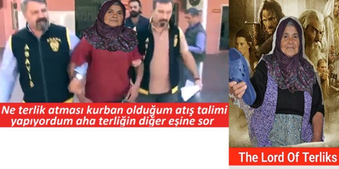 Çocuğuna terlik fırlatan anne akımı