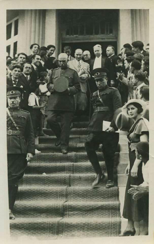 1934...İran Şahı Pehlevi'nin ziyareti
