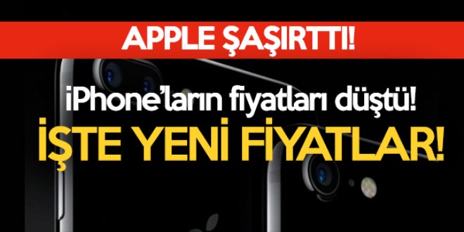Apple iPhone fiyatlarını indirdi!