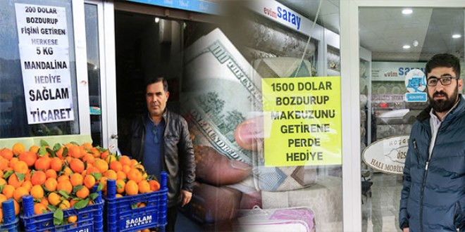 Dolar bozdur kampanyası tapulu arazi hediye
