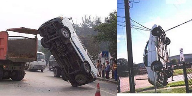 Dünyanın en sıradışı trafik kazaları