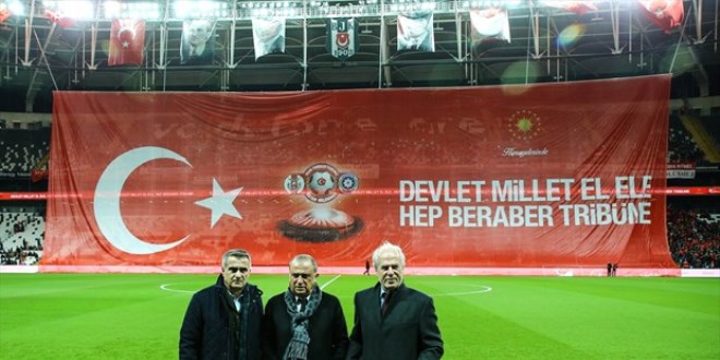 Türk futbolu teröre karşı tek yürek!