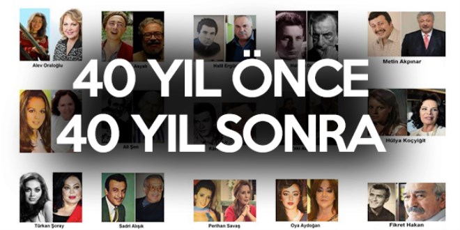 Efsane isimlerin şimdiki hali...