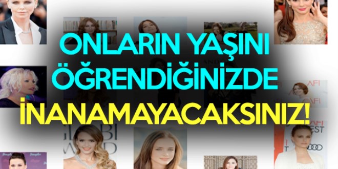 Genç gösteren oyuncular