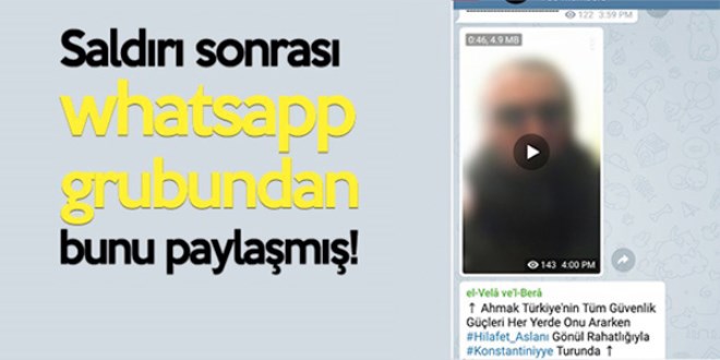 Saldırı sonrası...