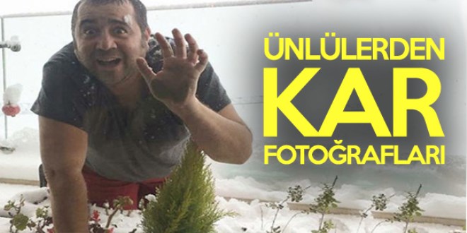 Kar fotoğrafları...