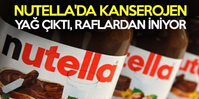 Nutella raflardan bir bir iniyor