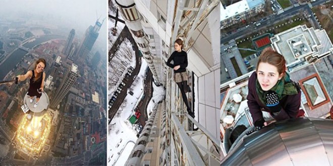 Bu fotoğrafa bakmak bile cesaret ister büyük risk