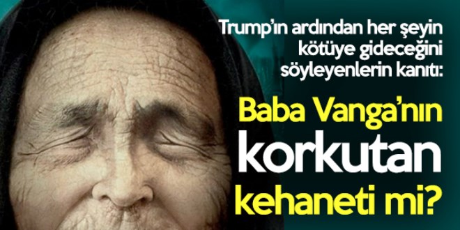 İşte o kehanet!