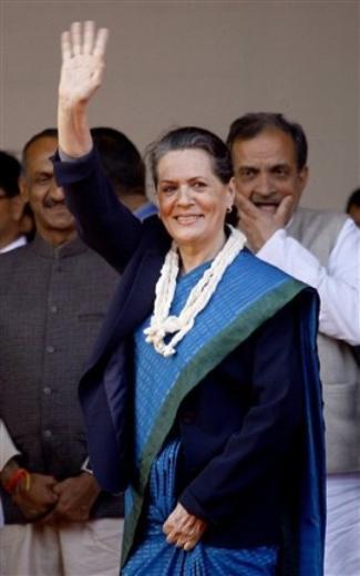 12. Sonia Gandhi Hindistan Ulusal Kongresi Lideri