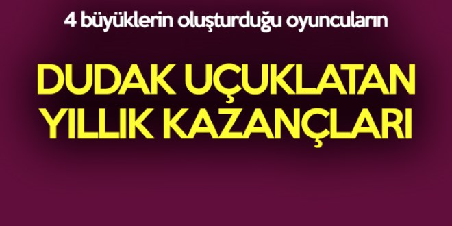 Süper Lig'de futbolcuların kazançları