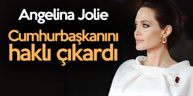 Angelina Jolie'den BM'ye eleştiri