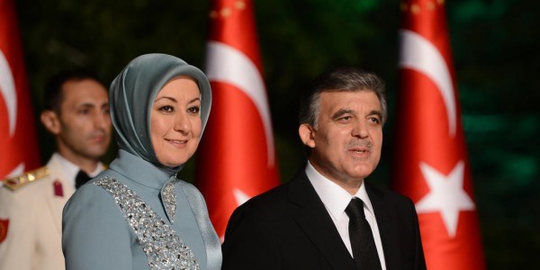 Çankaya'daki tarihi resepsiyondan kareler