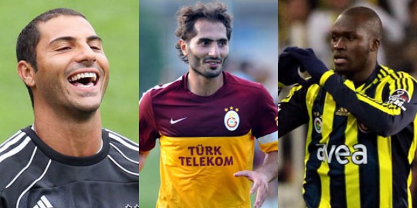 Süper Lig'in en çok kazanan 10 futbolcusu.