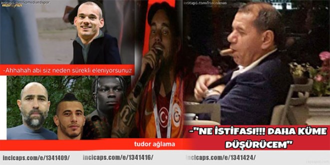 Galatasaray-Östersunds maçı sonrası Caps'ler