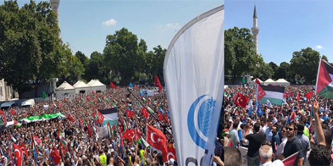 Türkiye Mescid-i Aksa için ayakta