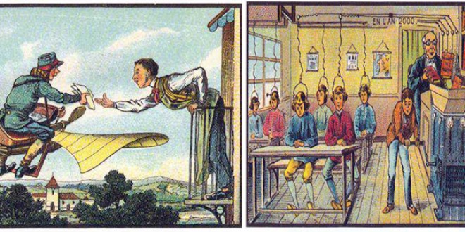 100 yıl önce günümüzü nasıl hayal etmişler?
