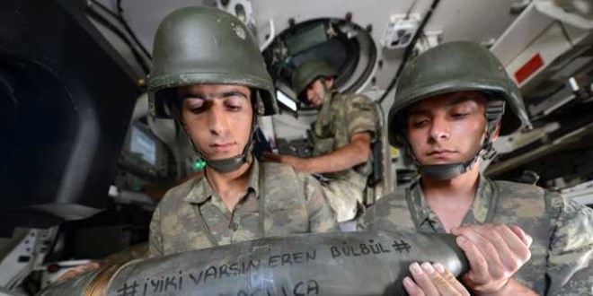 Mehmetçik'ten teröristlere 'Eren Bülbül' yazılı mermi