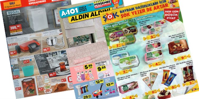 ŞOK, A101 ve BİM Fırsat Ürünleri