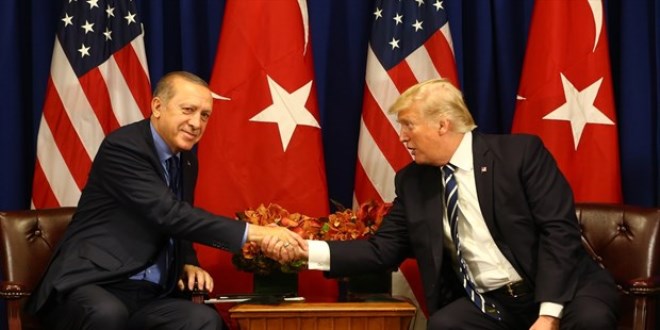 Erdoğan-Trump görüşmesinden kareler