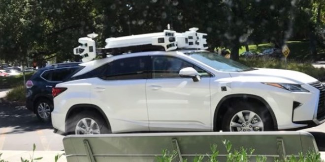 Apple'ın sürücüsüz otomobili göründü