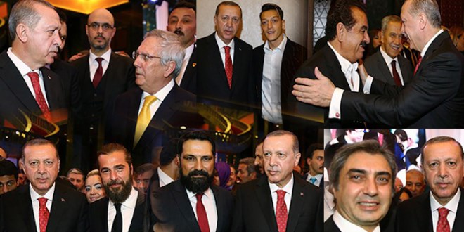 Beştepe'ye ünlü akını
